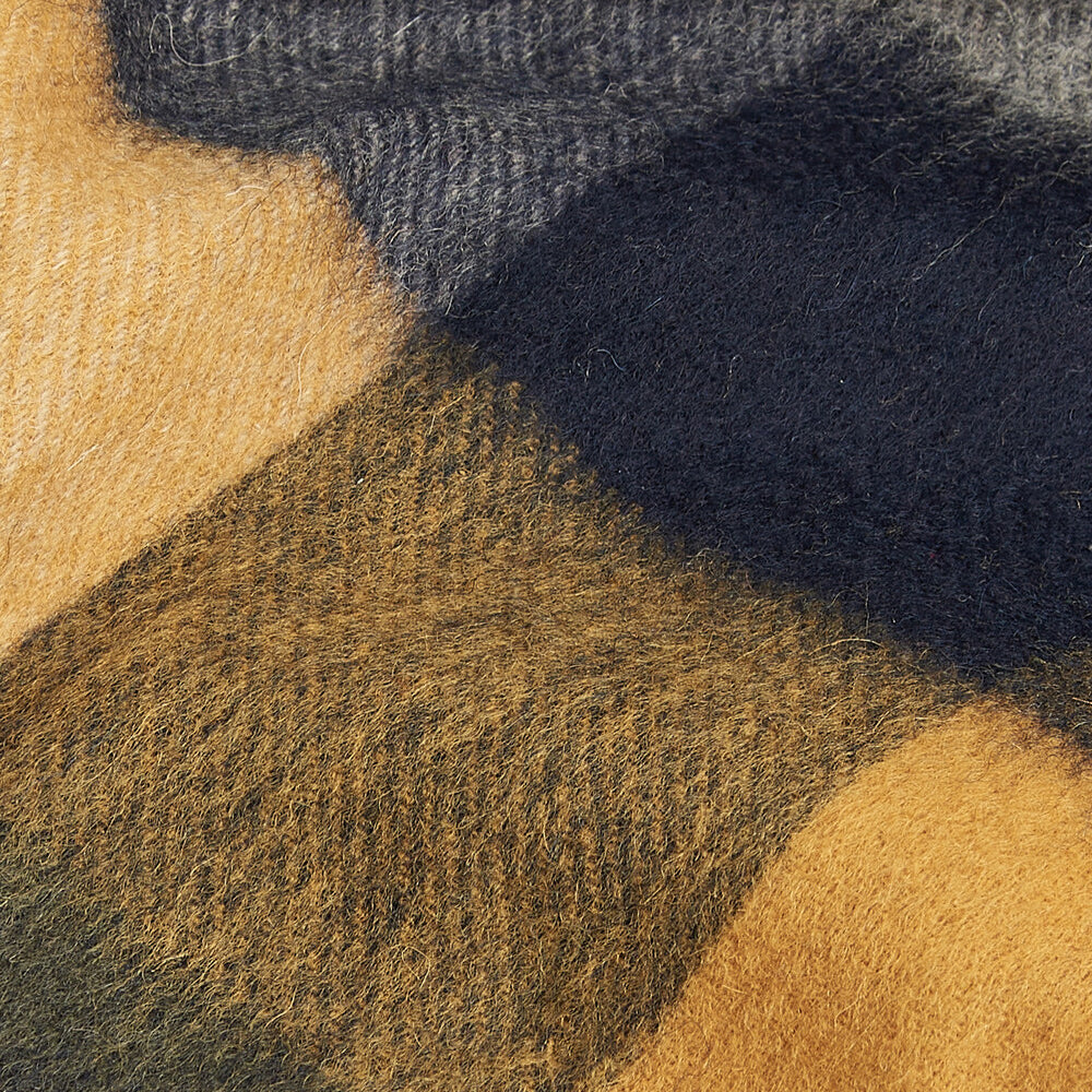 Barbour LAMBSWOOL TATTERSALL Scarf Unisex Adults Forest Mist