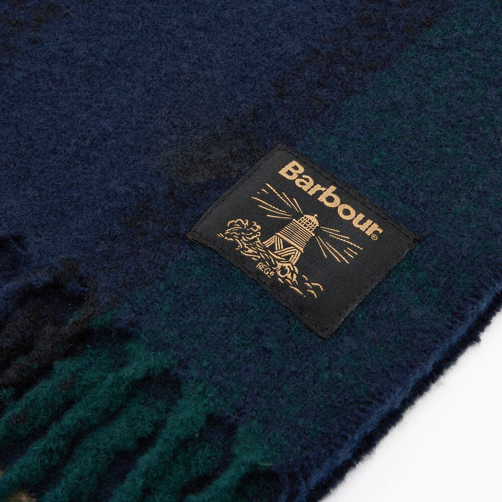 Barbour WESTERDALE Scarf Unisex Adults Green Loch