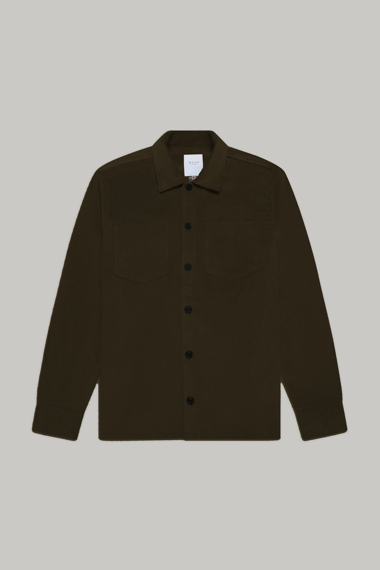 Bart Corduroy Overshirt - Dark Olive