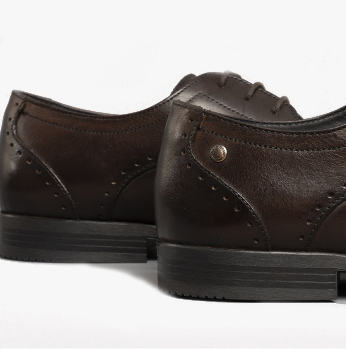 Base London BUCKINGHAM Mens Shoes Washed Brown