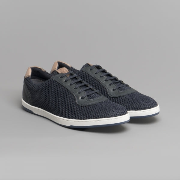 Base London HUSTLE Mens Trainers Navy