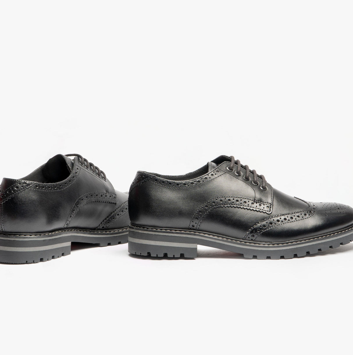 Base London GIBBS WAXY Mens Formal Lace Up Shoes Black