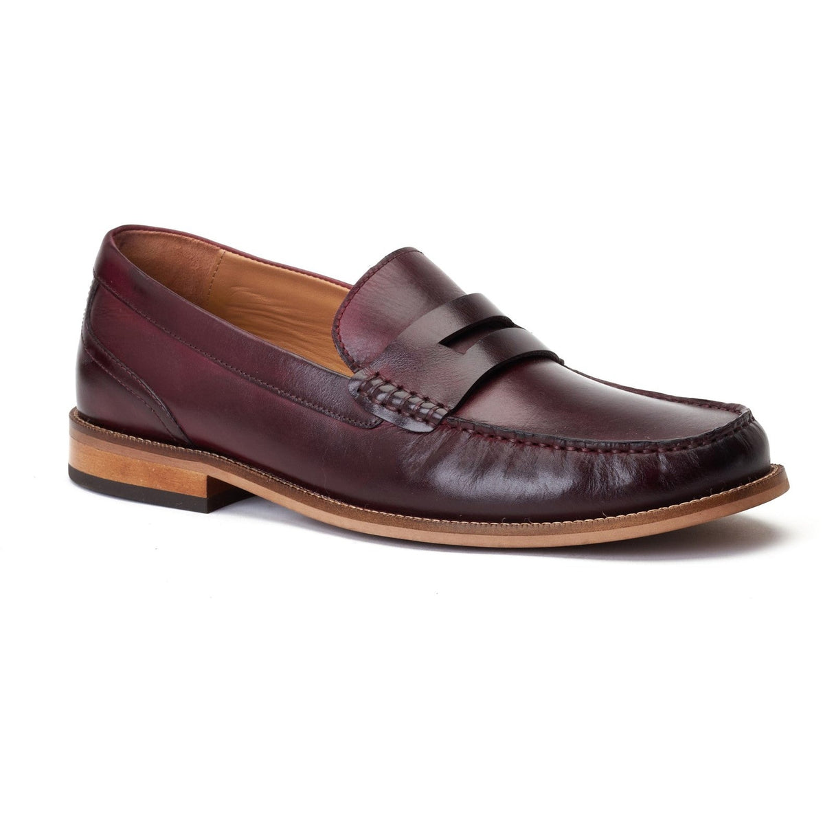 Base London GARFIELD Mens Shoes Wine