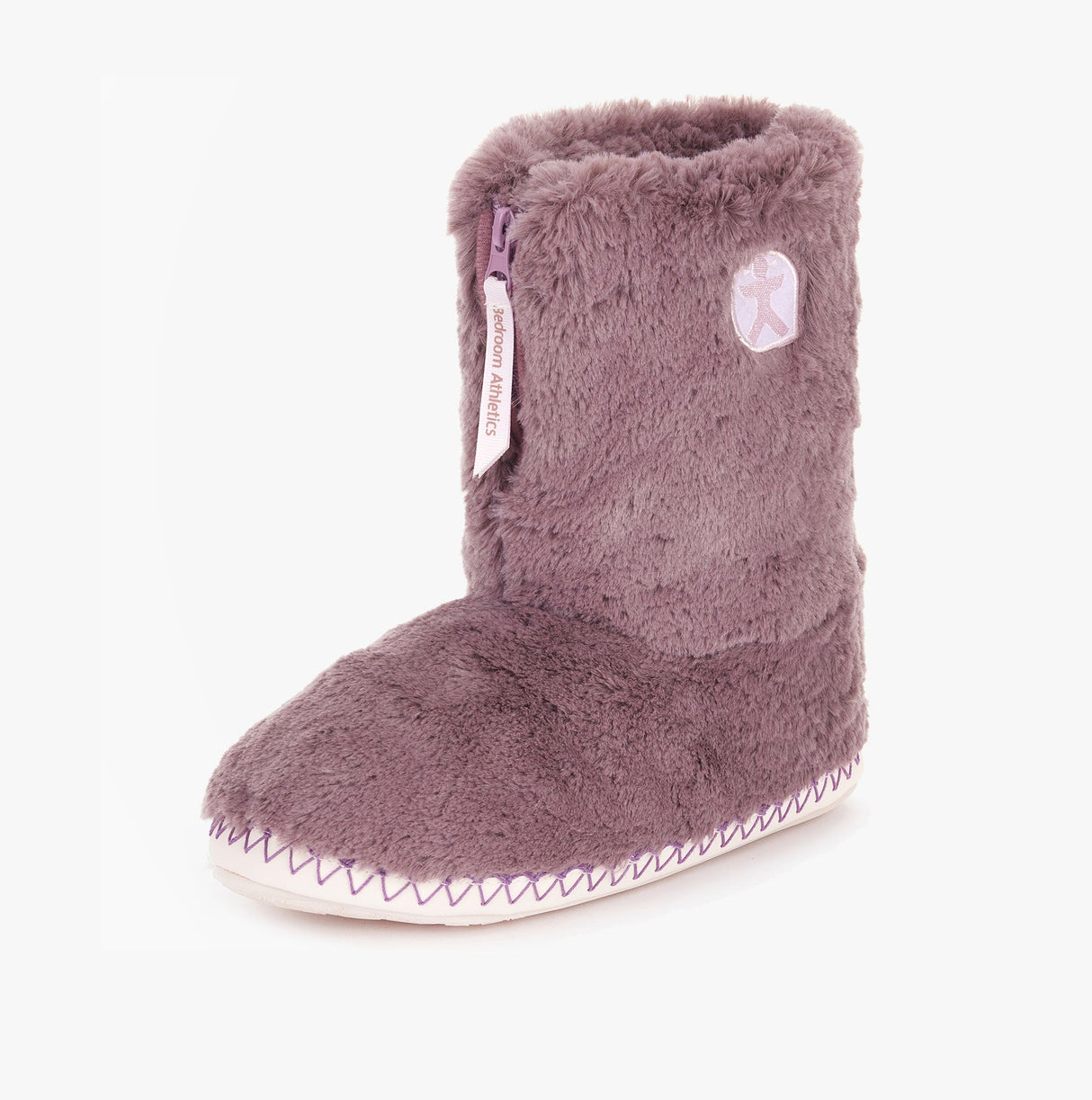 Bedroom Athletics MONROE Womens Faux Fur Boots Aquarelle/Dusky Pink