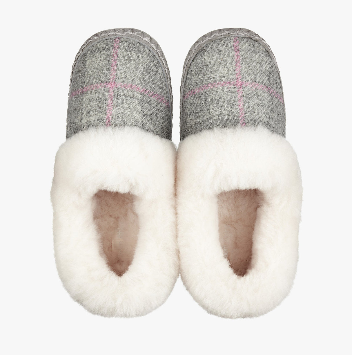 Bedroom Athletics DIANA Womens Moccasins Grey/Pink Check