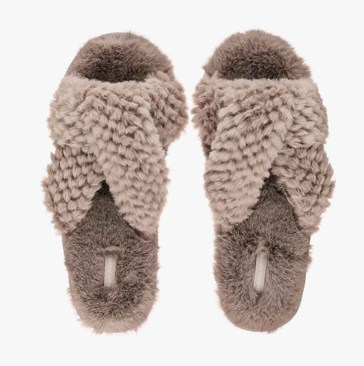 Bedroom Athletics NICKI Womens Faux Fur Slipper Sliders Gingerbread