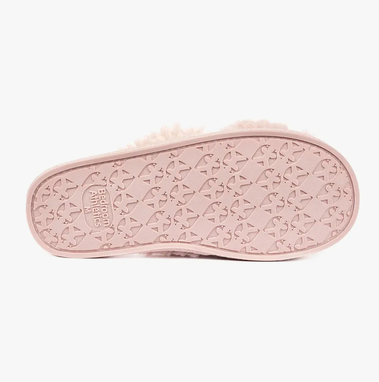 Bedroom Athletics NICKI Womens Faux Fur Slipper Sliders Dusky Pink