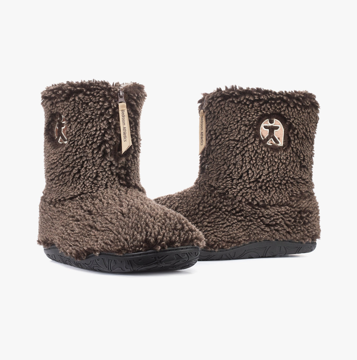 Bedroom Athletics GOSLING Mens Boot Slippers Washed Dark Chocolate