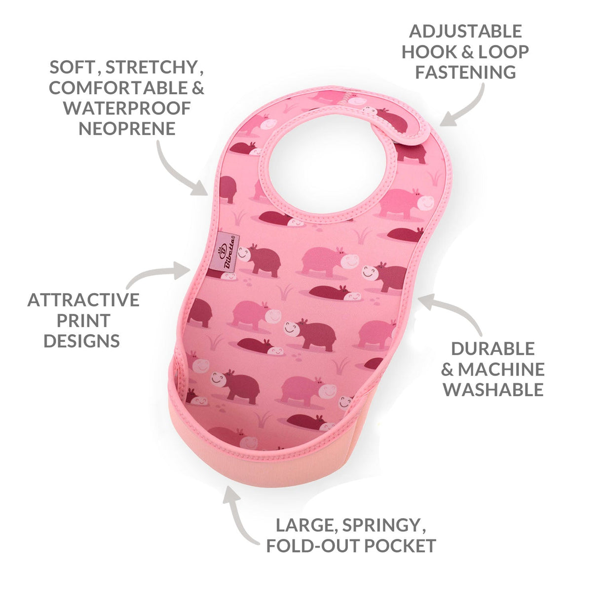 Weaning Bib - Hippos UltraBib