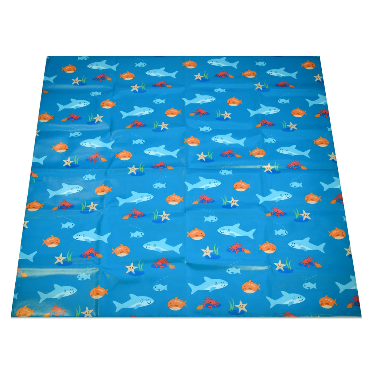 Wipeezee Splash Mat - Turquoise Blue Sea Creatures