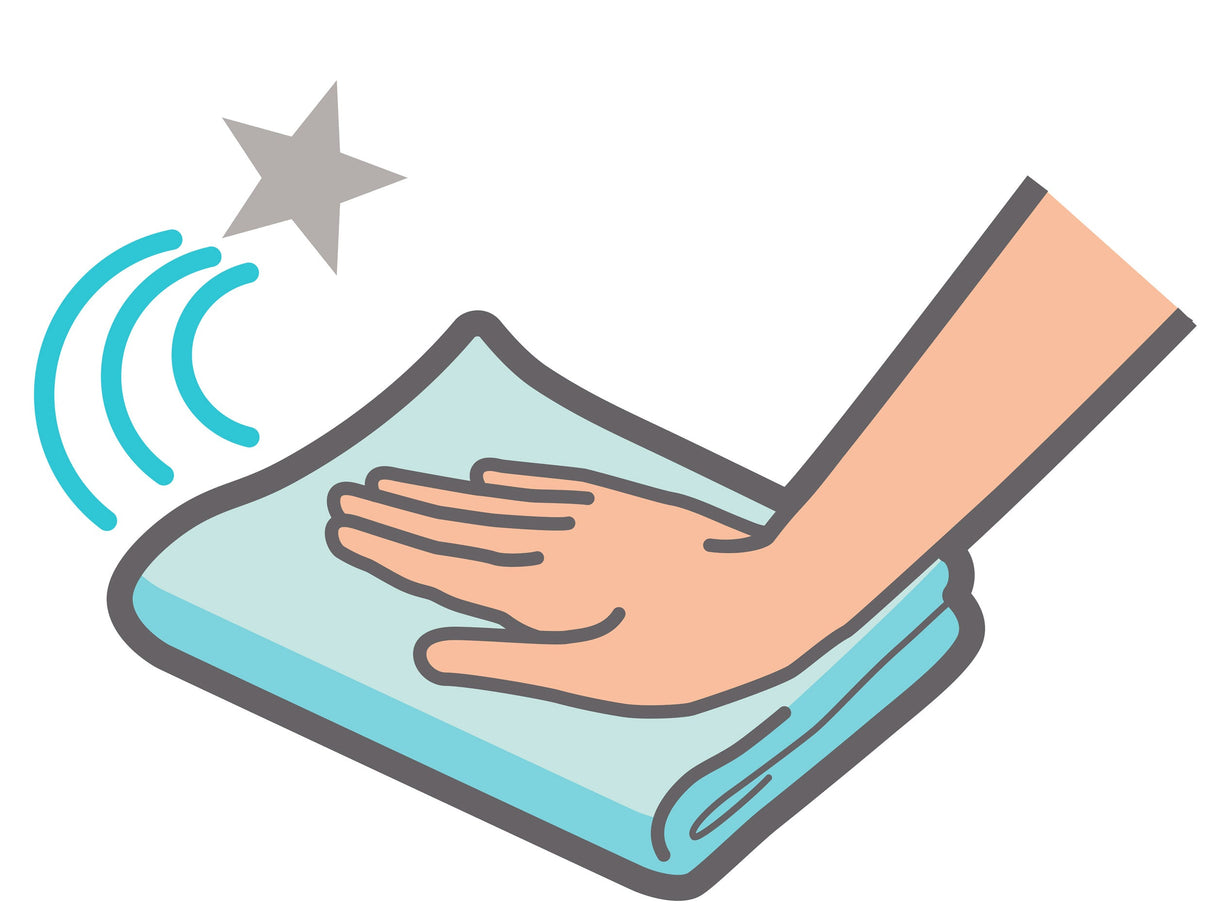 Wipeezee Apron - Child's size - Green Bunny & Veg