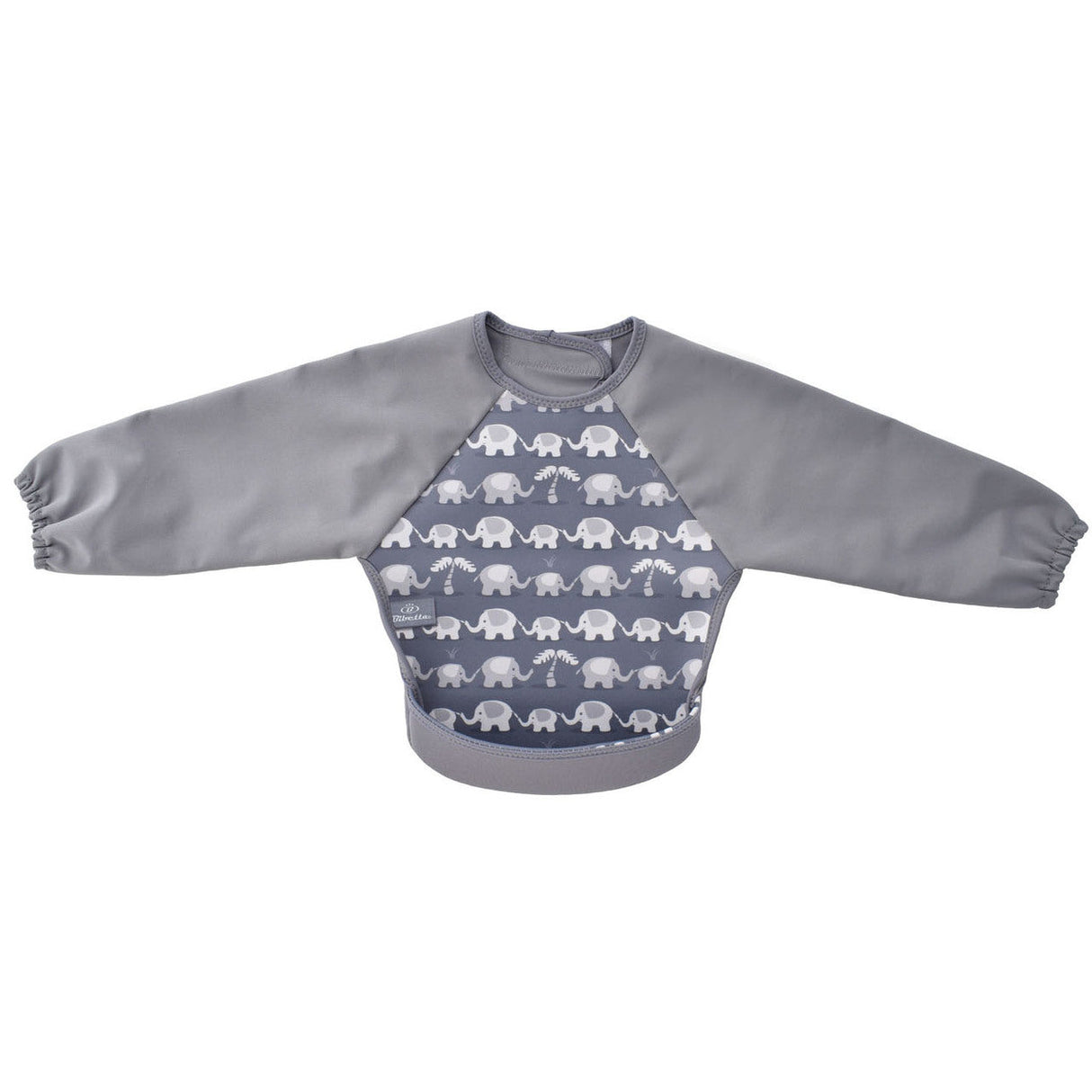 Weaning Bib with Sleeves - Elephants UltraBib