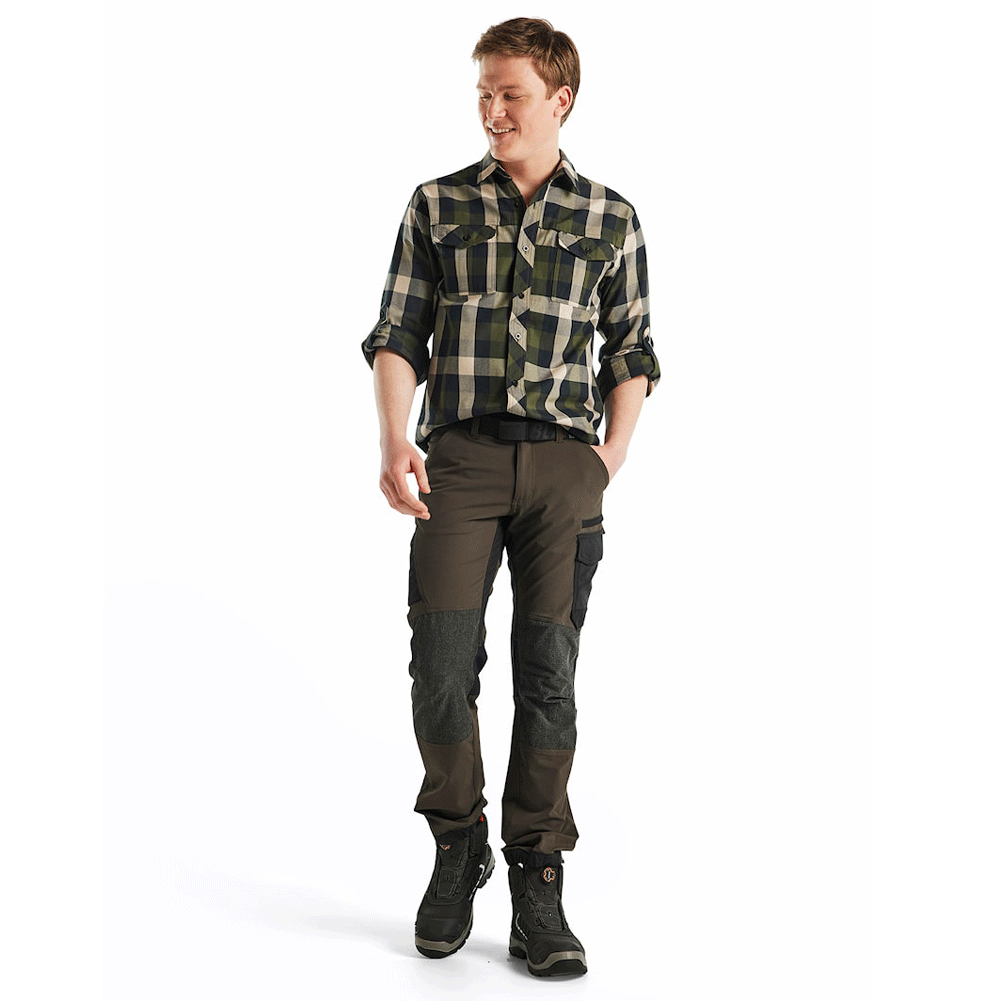 Blaklader 1422 4-Way Stretch Service Work Trousers Olive Green