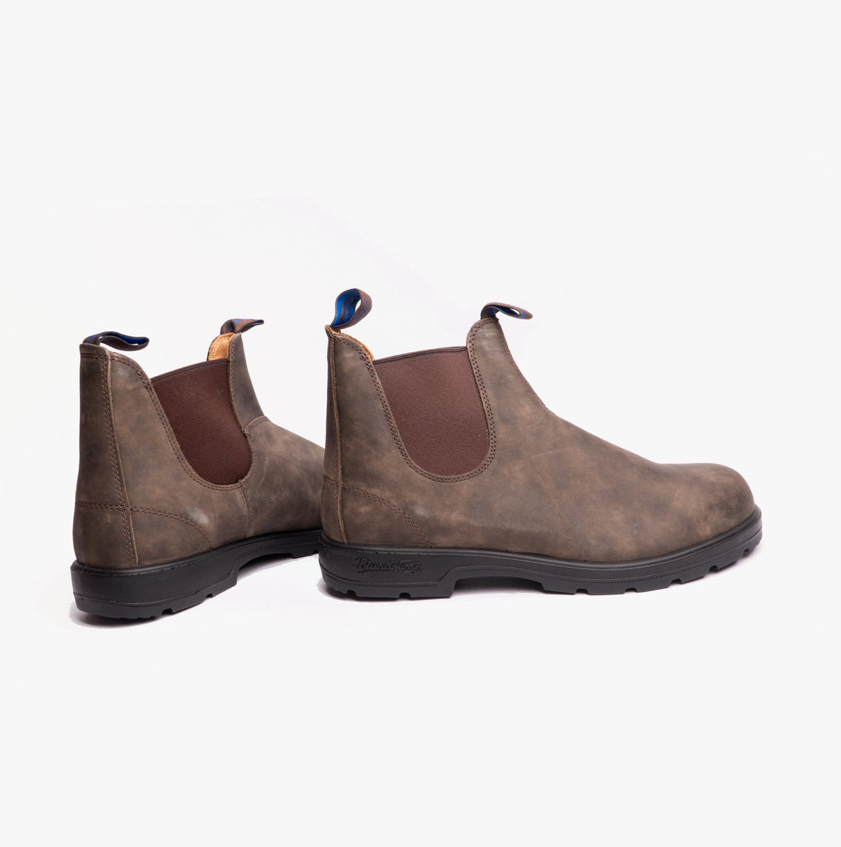 Blundstone 584 Mens Premium Nubuck Waterproof Chelsea Boots Rustic Brown