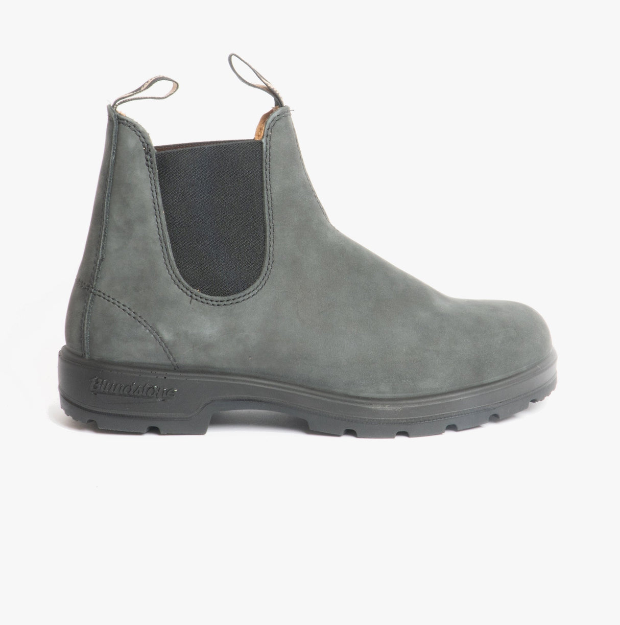 Blundstone 587 Unisex Leather Chelsea Boots Rustic Black