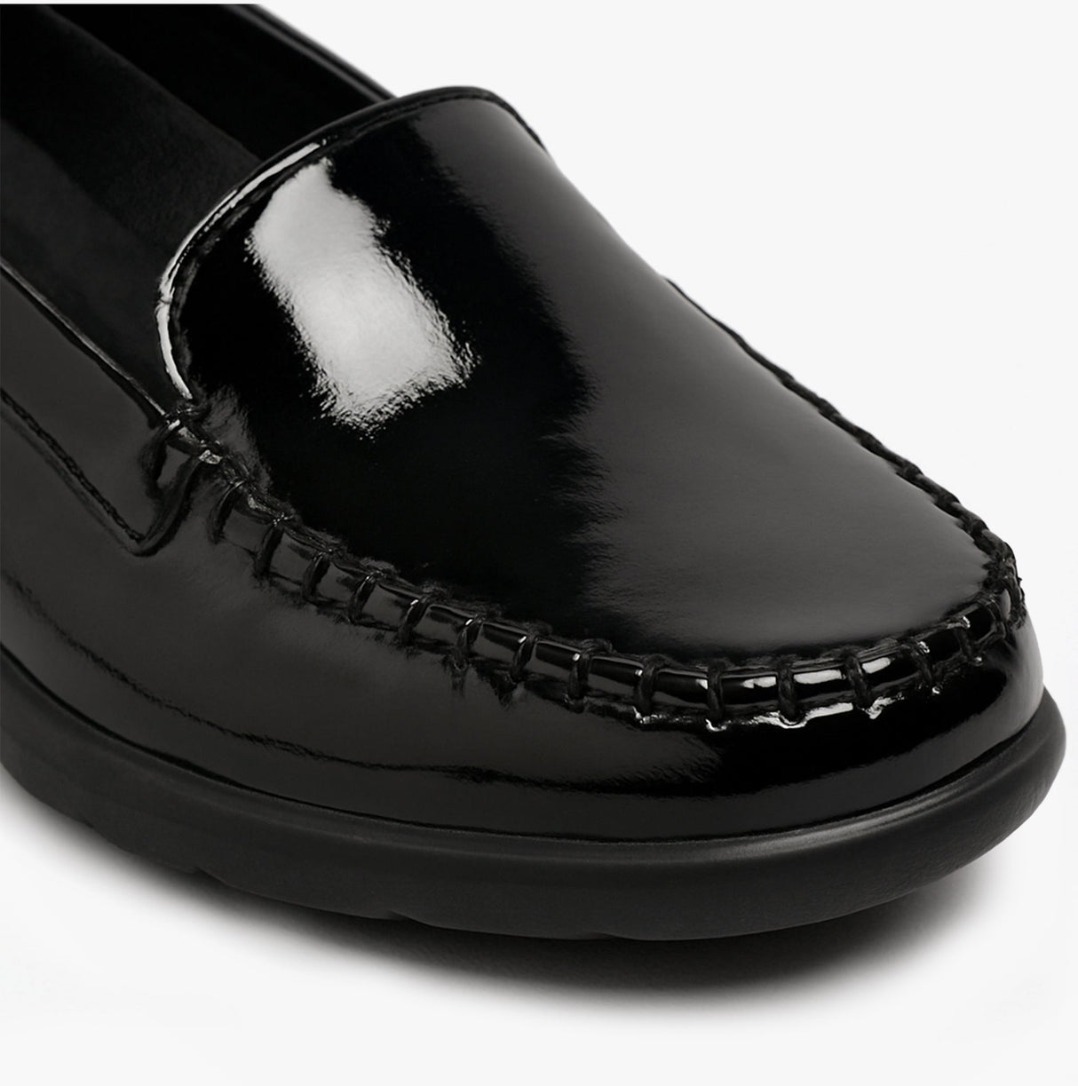 Boulevard L381AP Ladies Shoes Black Patent