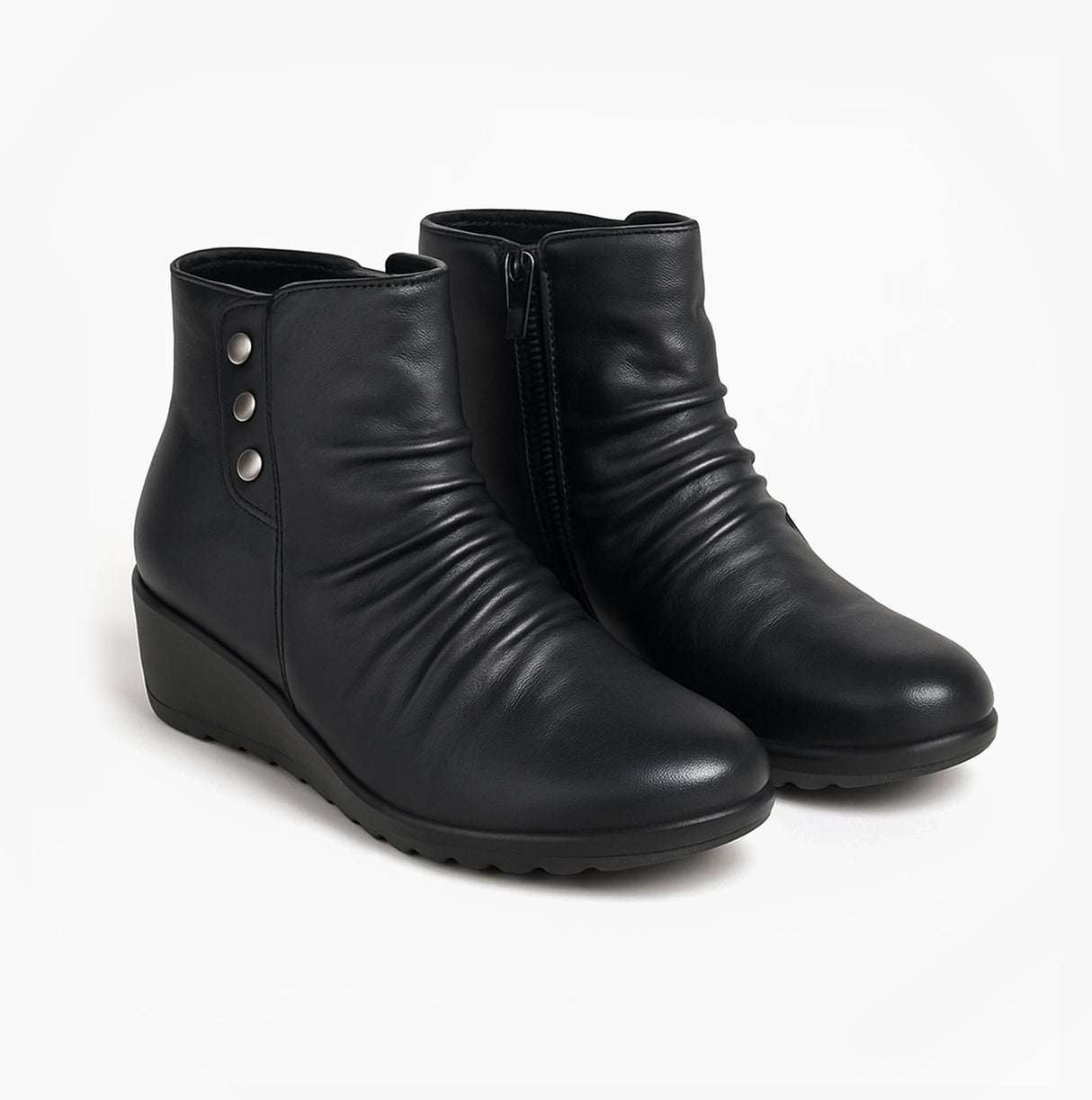 Boulevard L400A Womens Boots Black