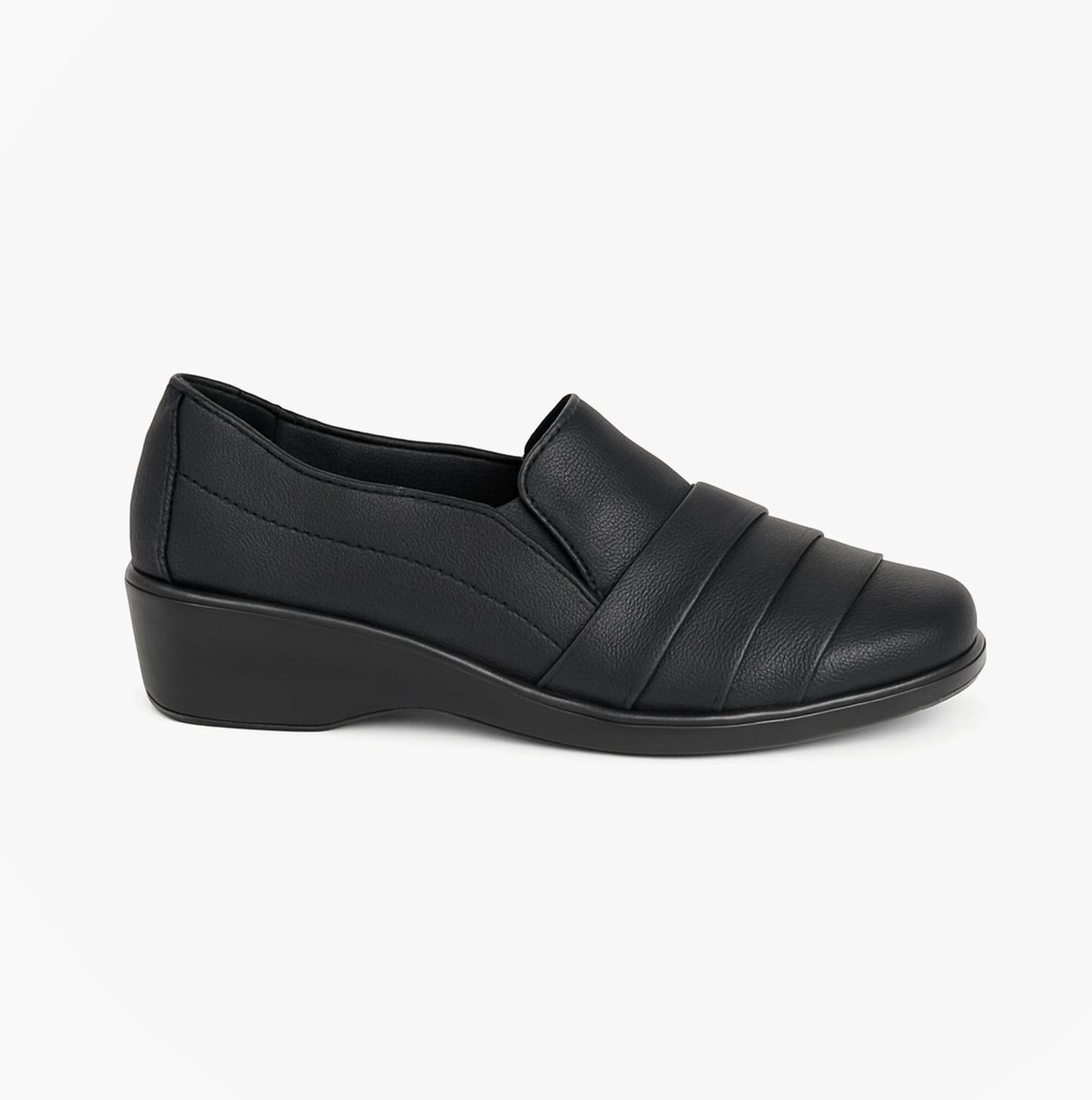 Boulevard L401A Ladies Shoes Black Matt