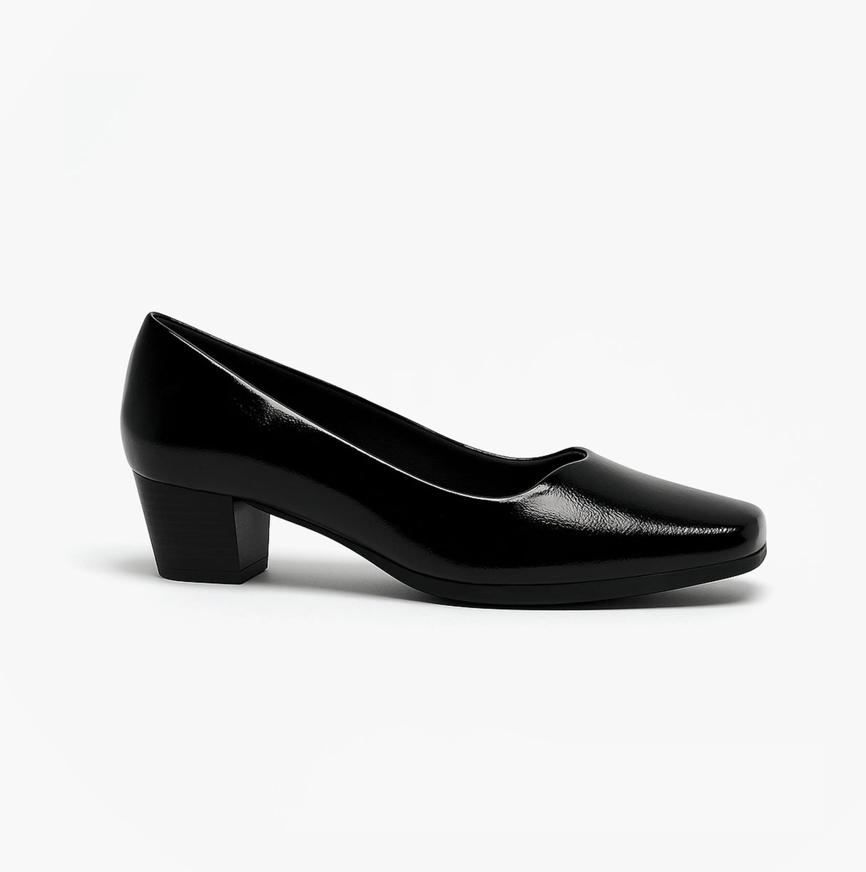 Boulevard L402AP Ladies Shoes Black Patent