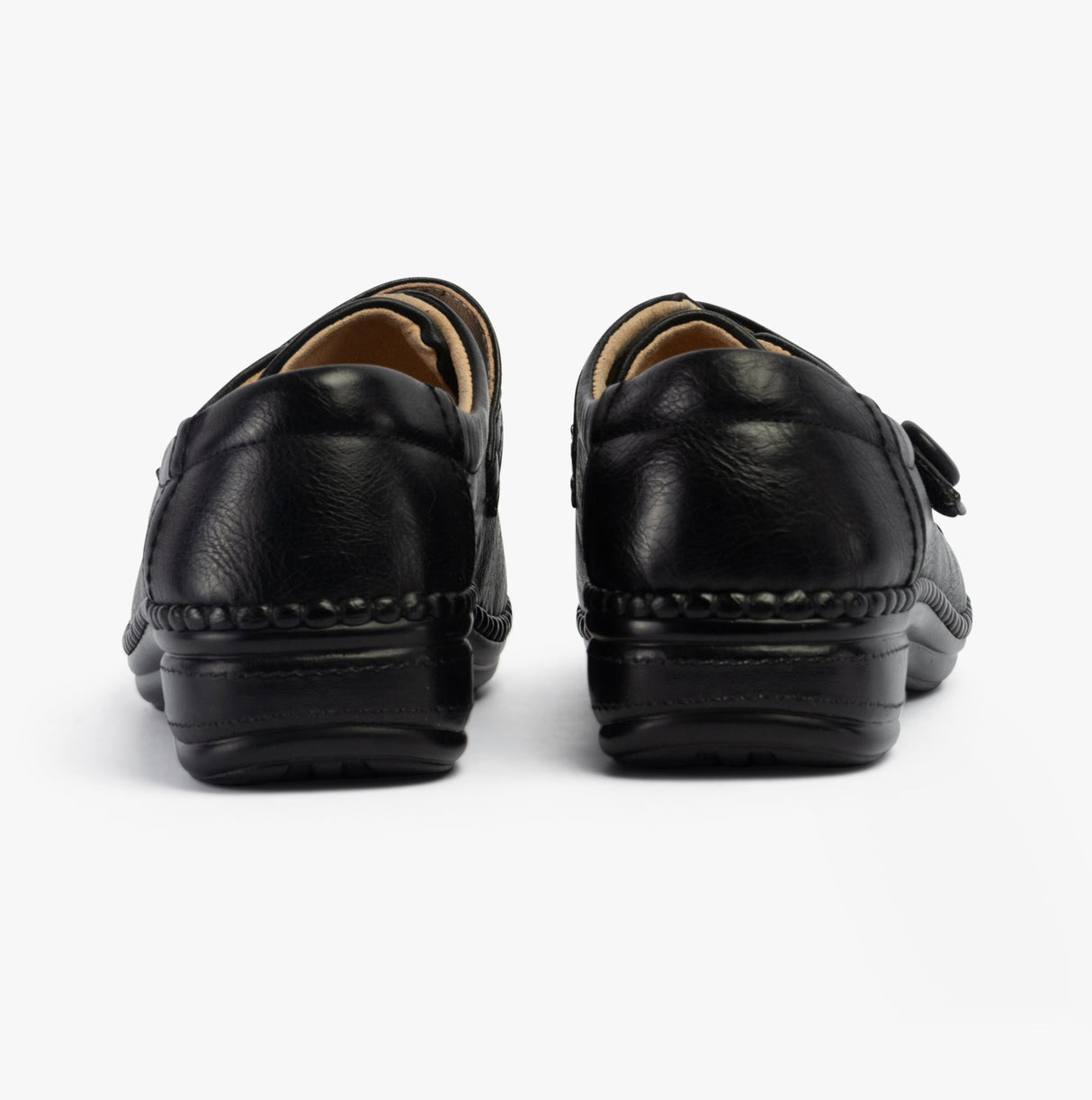 Boulevard ETHEL Womens Extra Wide (3E) Fit Shoes Black