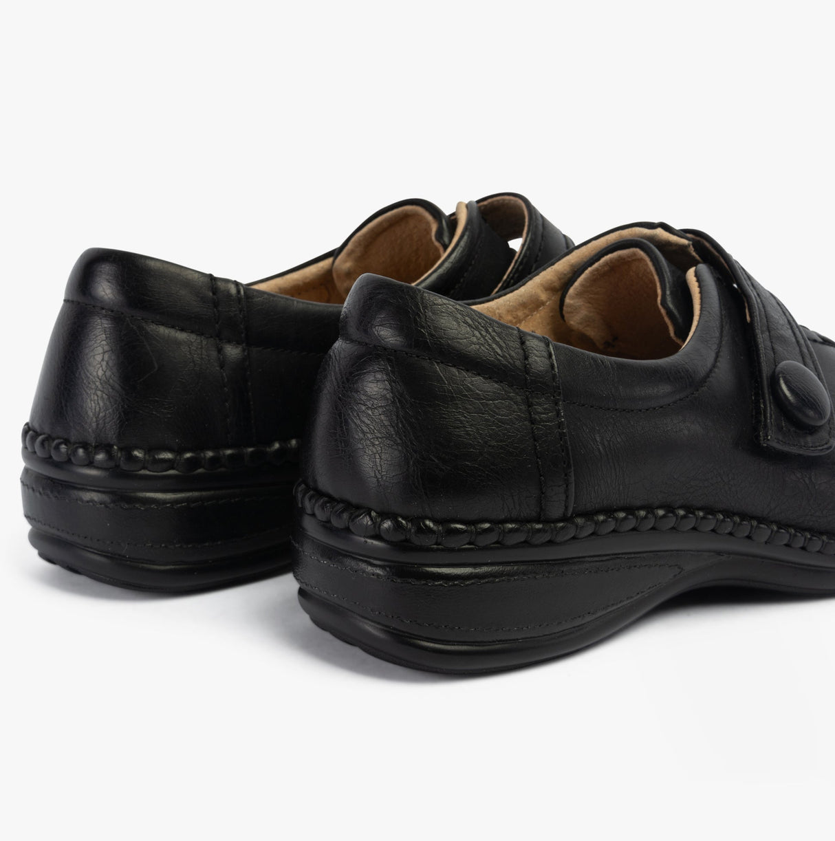 Boulevard ETHEL Womens Extra Wide (3E) Fit Shoes Black