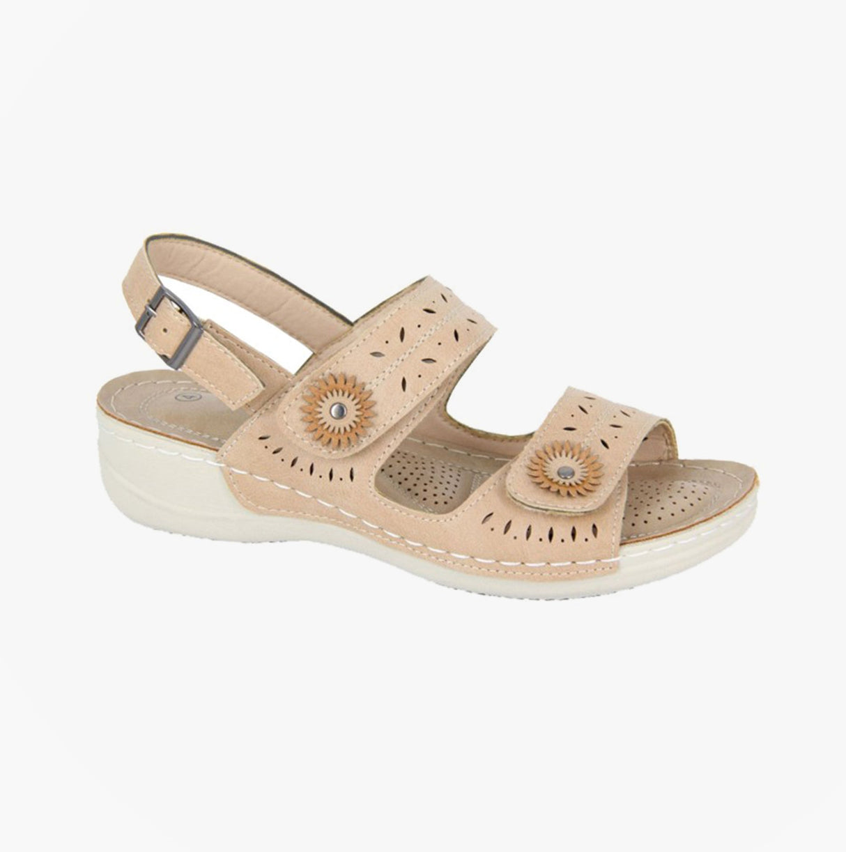 Boulevard L518BE Ladies Sandals Natural