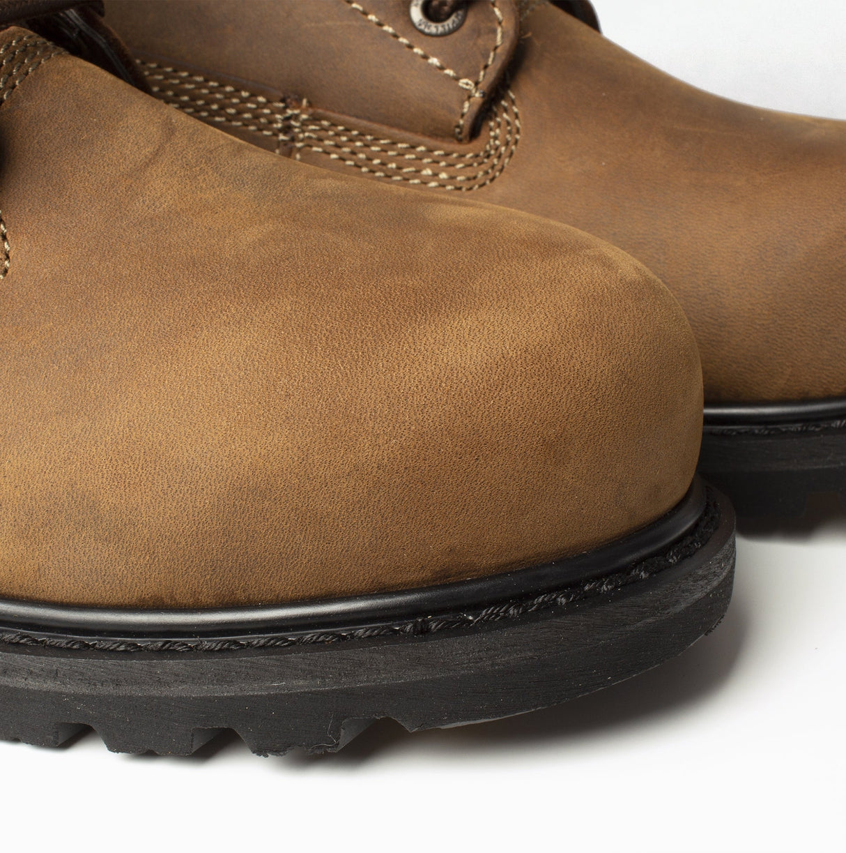 CAT HOLTON S3 Mens Leather Safety Boots Brown