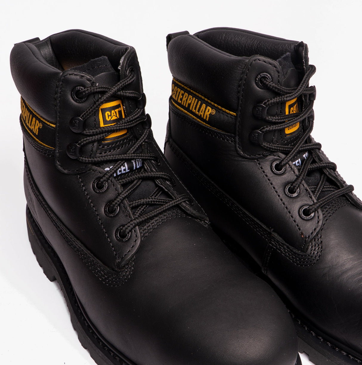 CAT HOLTON Mens Safety Boots Black