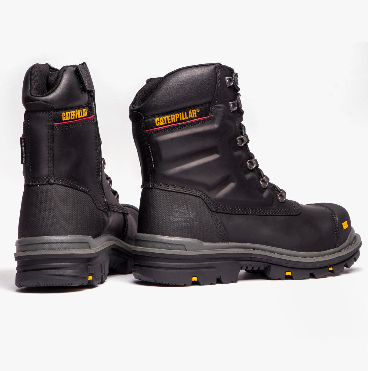 CAT PREMIER Mens Leather Safety Boots Black