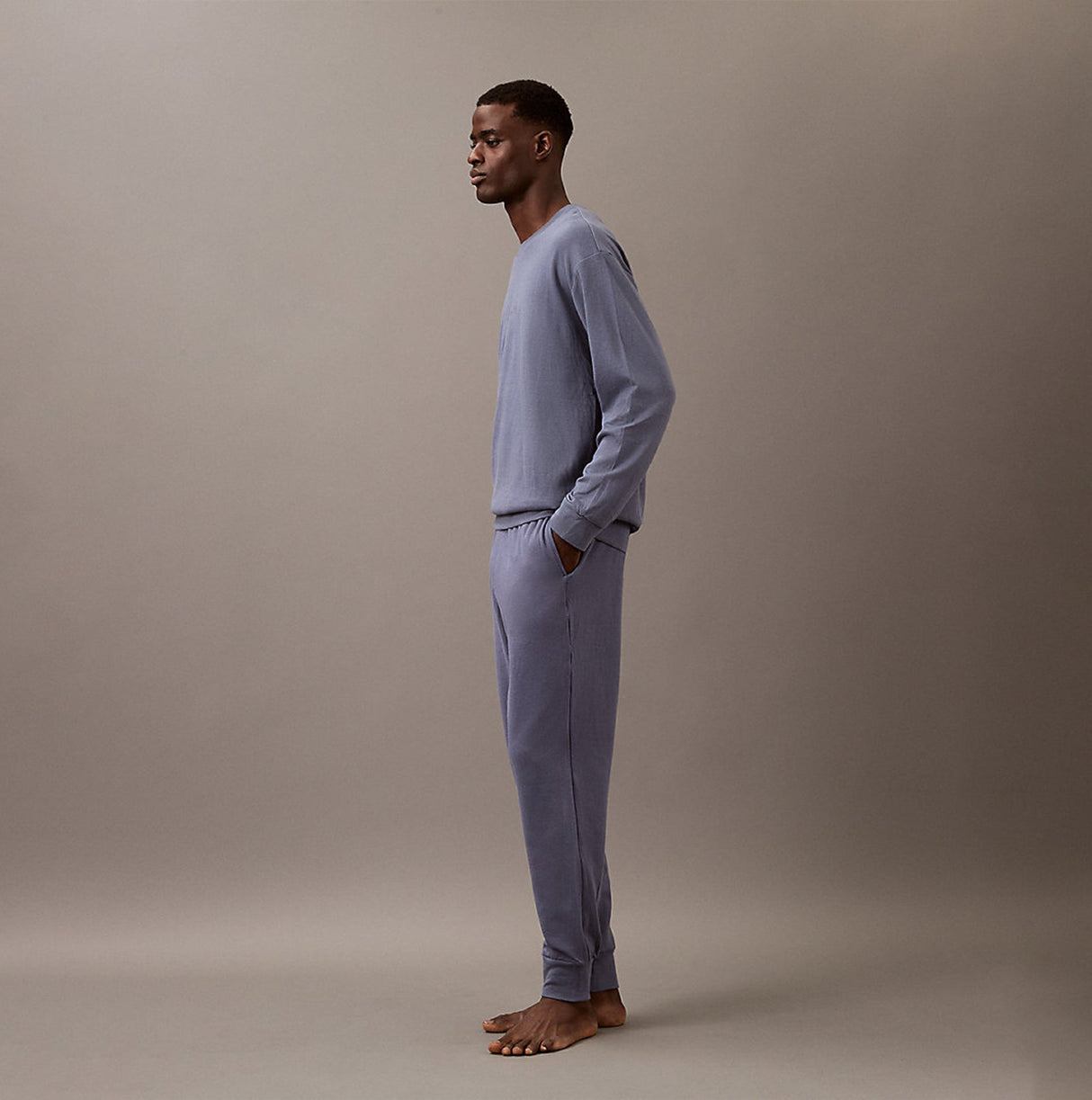 Calvin Klein ICON COTTON TERRY Mens Lounge Joggers Grisaille