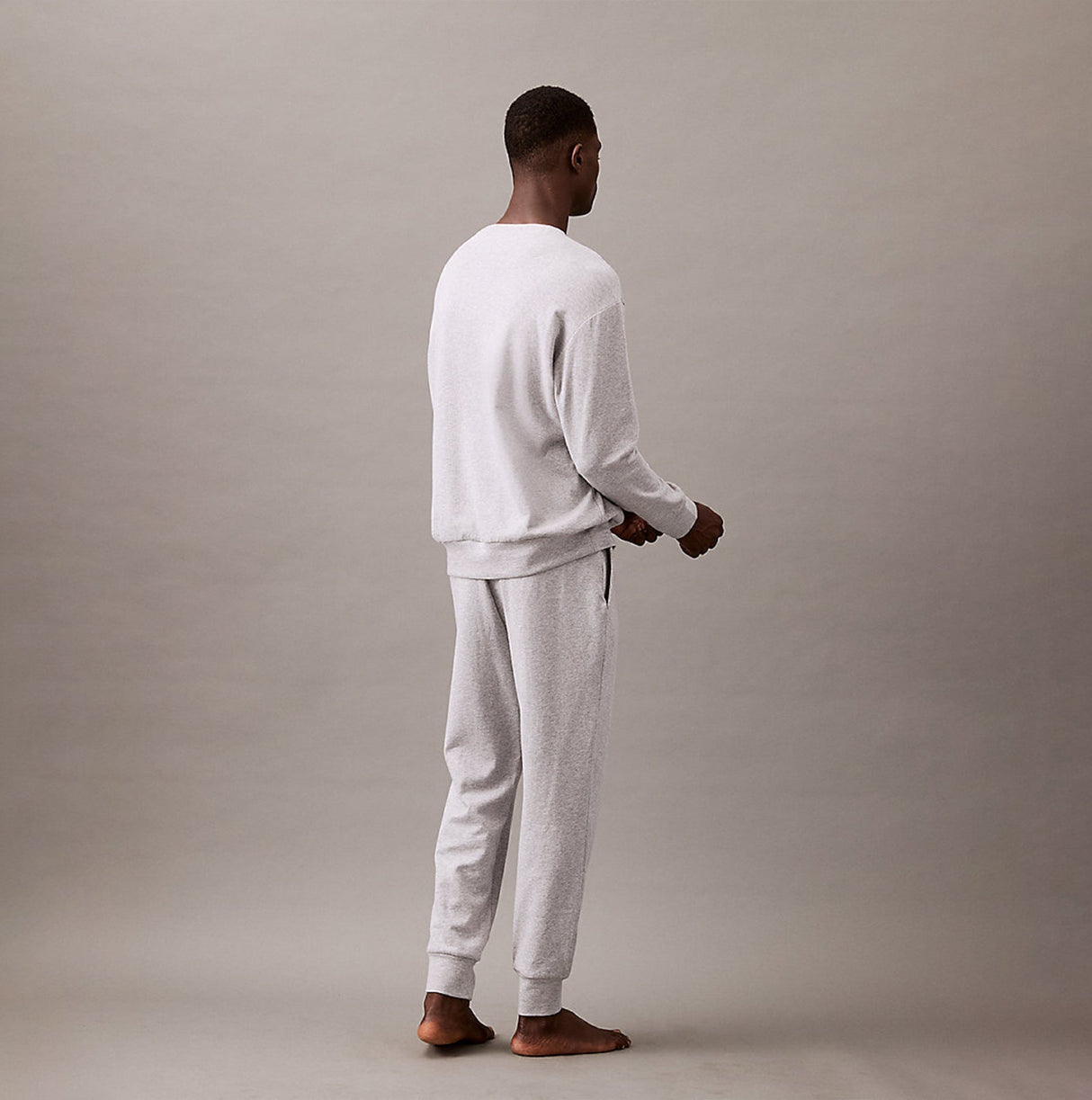 Calvin Klein ICON COTTON TERRY Mens Sweatshirt Medium Grey Heather