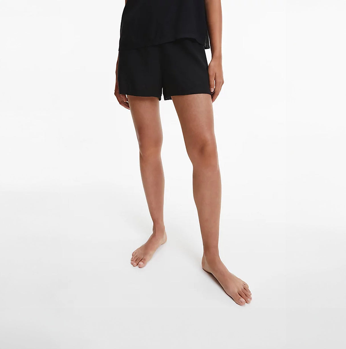 Calvin Klein WOVEN VISCOSE Sleep Short Womens Black