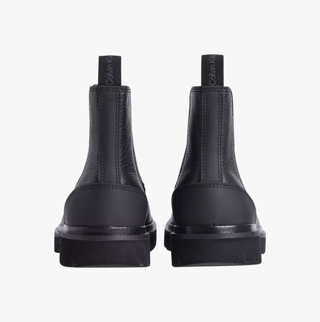 Calvin Klein EVA MID CHELSEA BOOTS Mens Triple Black