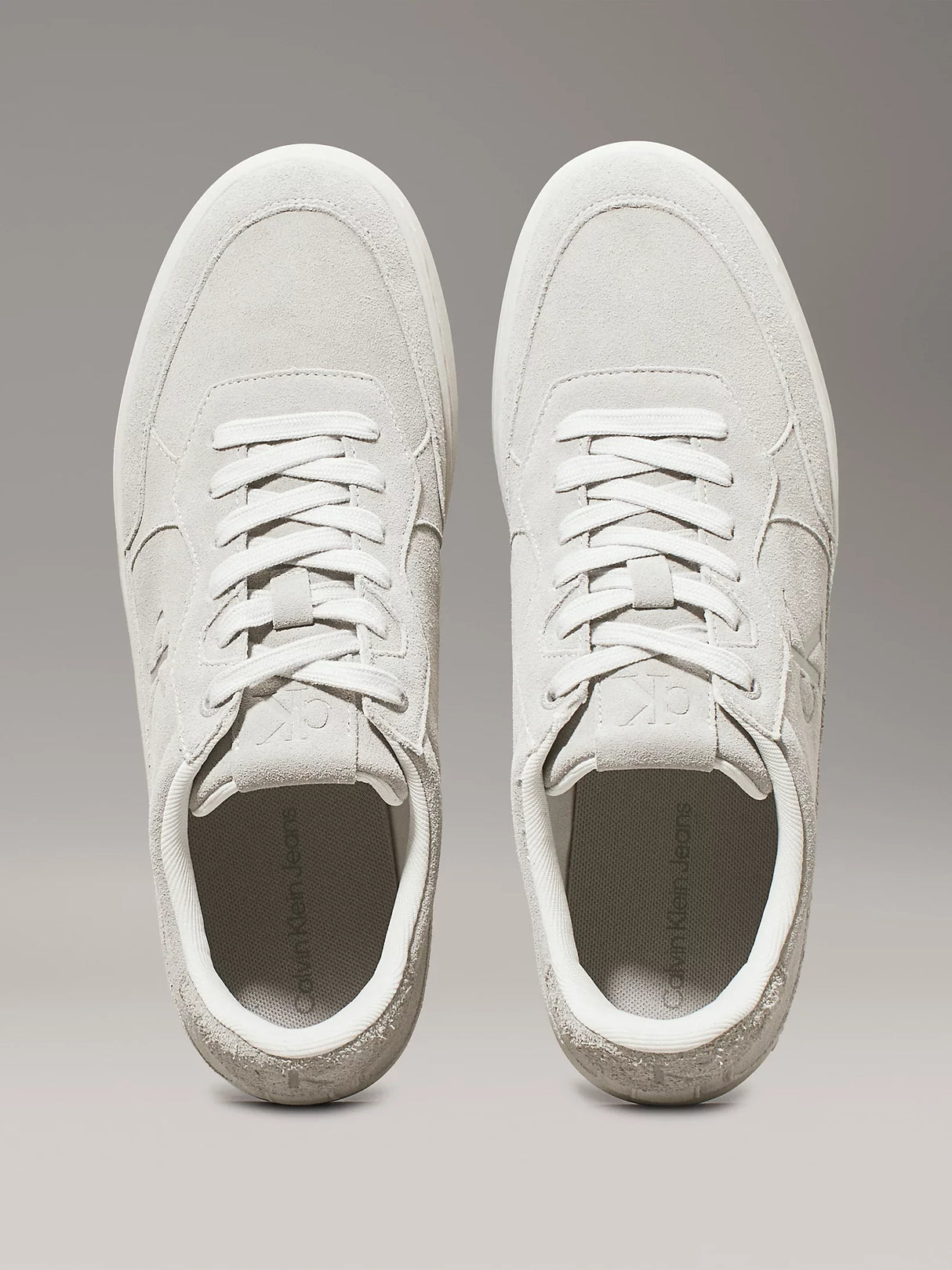 Calvin Klein CLASSIC CUPSOLE ICON Mens Trainers Eggshell/Creamy White