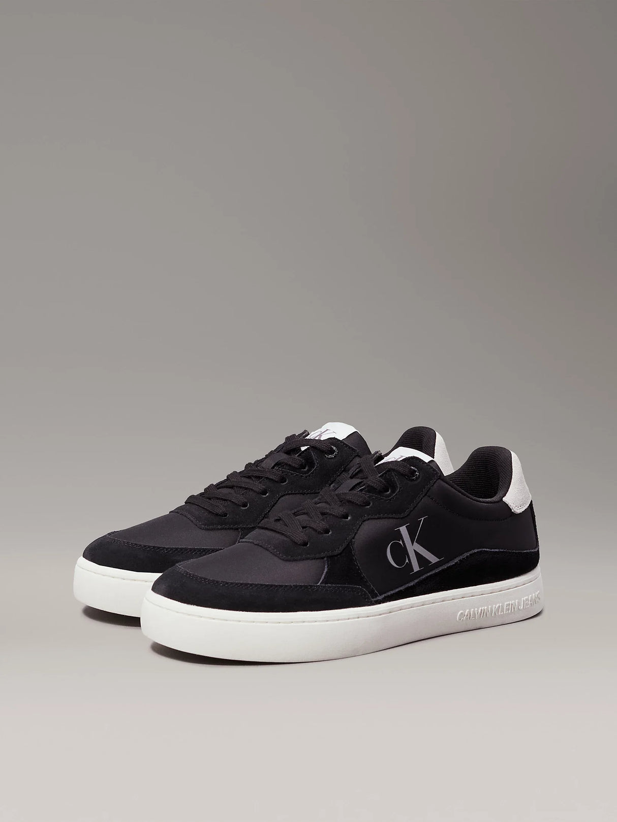 Calvin Klein CLASSIC CUPSOLE ICON Mens Trainers Black/Bright White