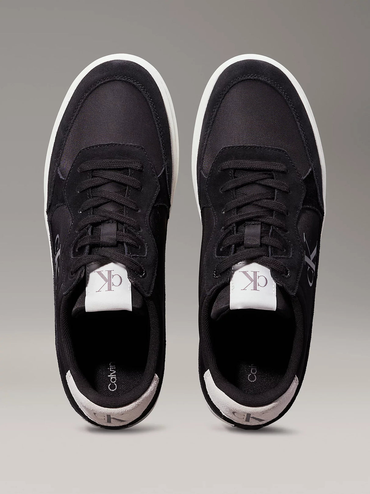 Calvin Klein CLASSIC CUPSOLE ICON Mens Trainers Black/Bright White