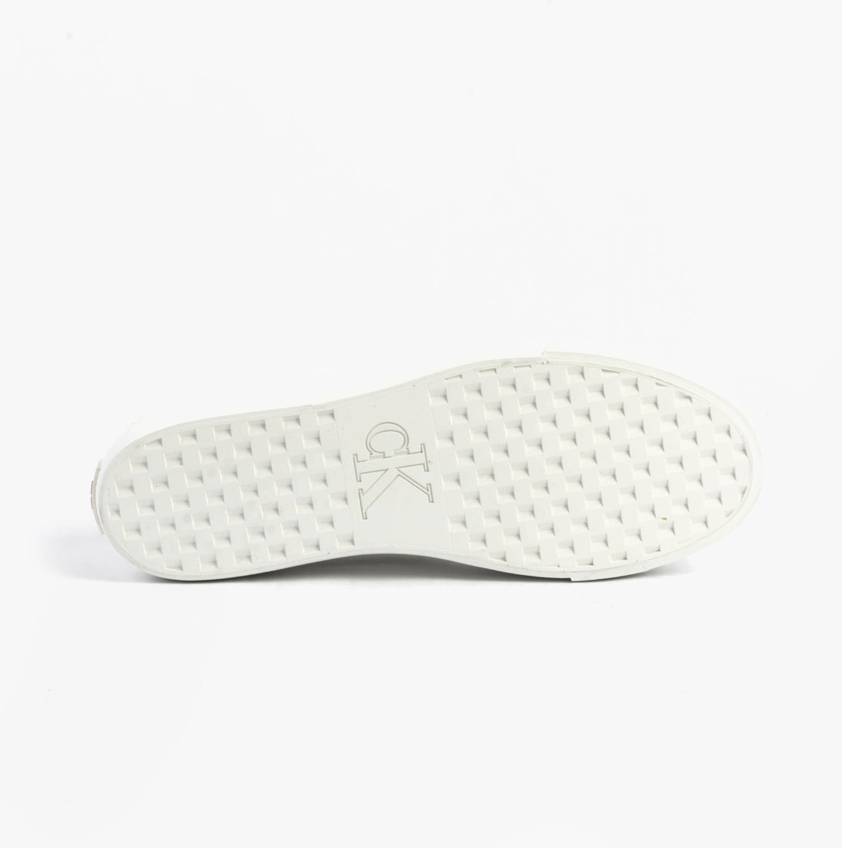 Calvin Klein VULC FLATFORM LOW Womens Trainers Triple Bright White