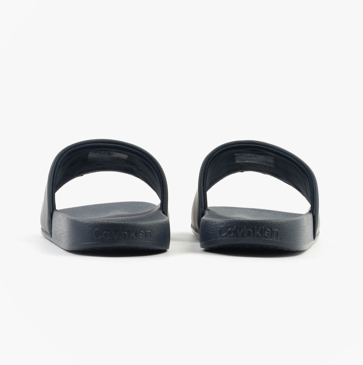 Calvin Klein POOL SLIDE W/ CK SQU Mens Sliders Calvin Navy