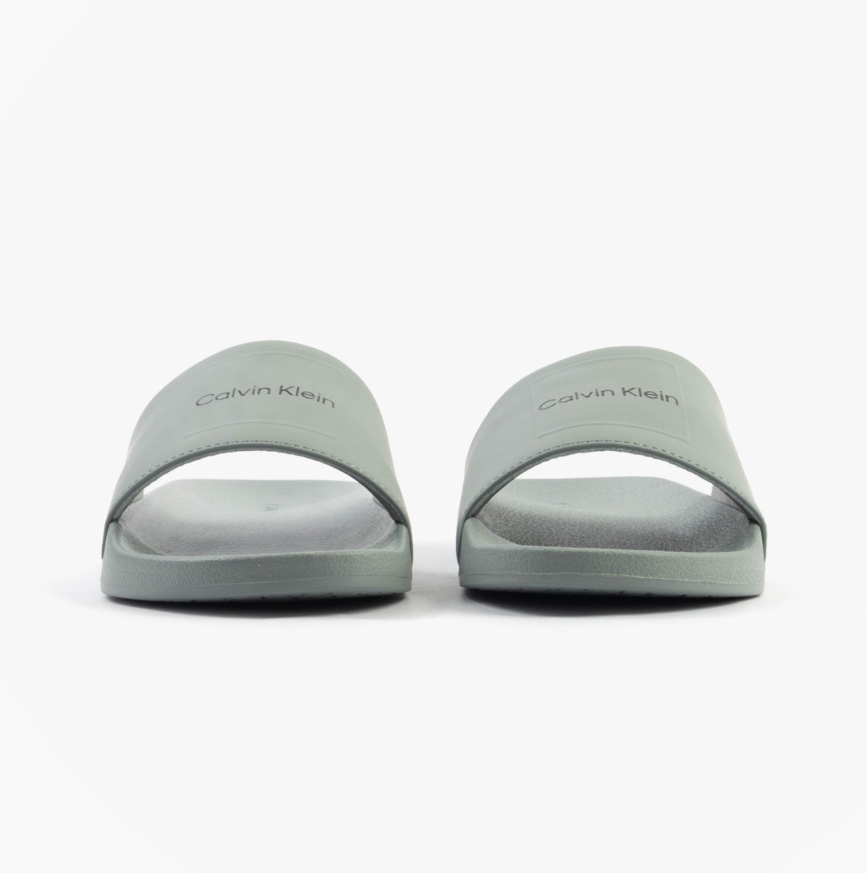 Calvin Klein POOL SLIDE W/ CK SQU Mens Sliders Granite Road
