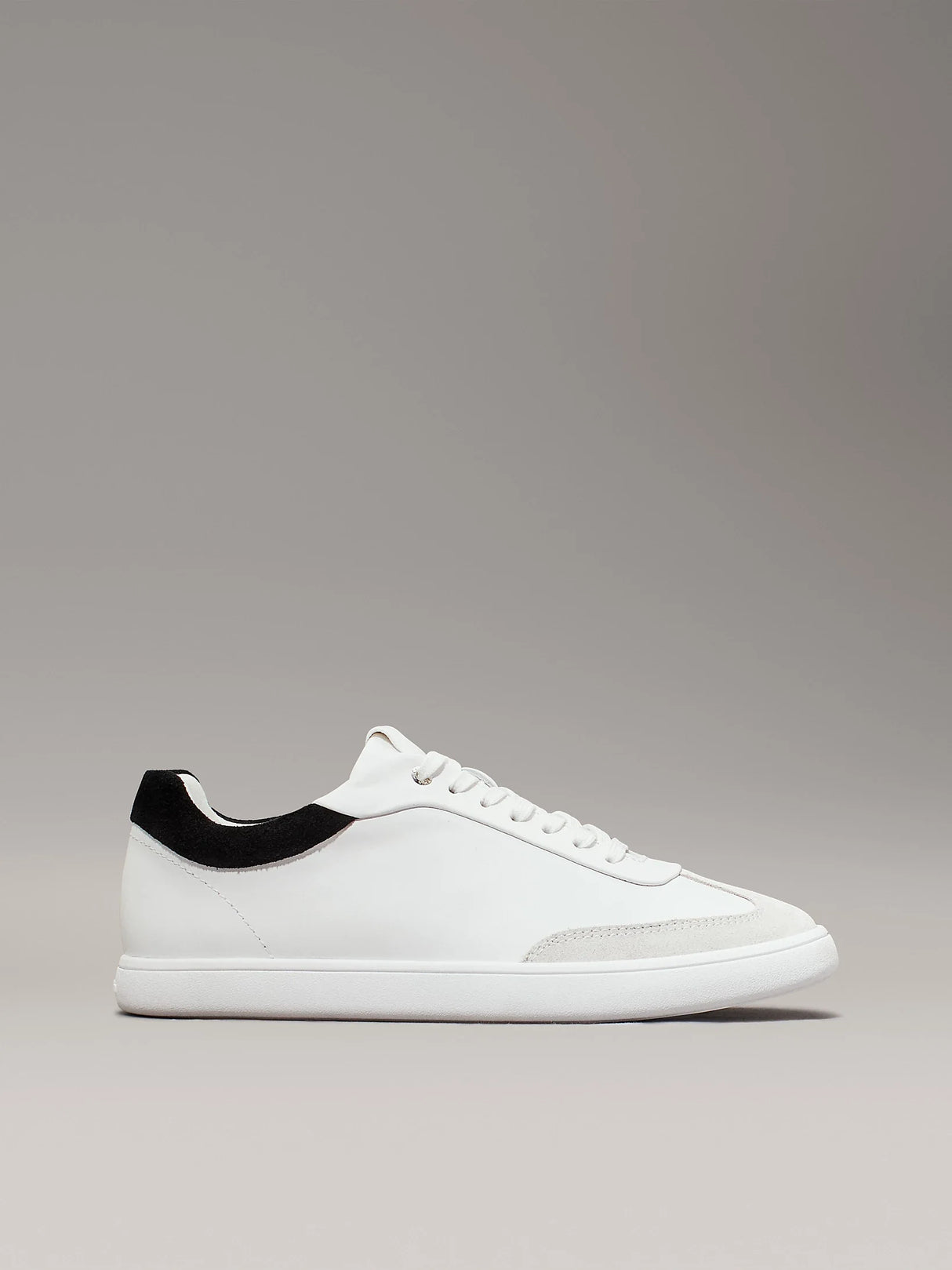 Calvin Klein CUPSOLE LACE UP Womens Trainers Bright White/Black