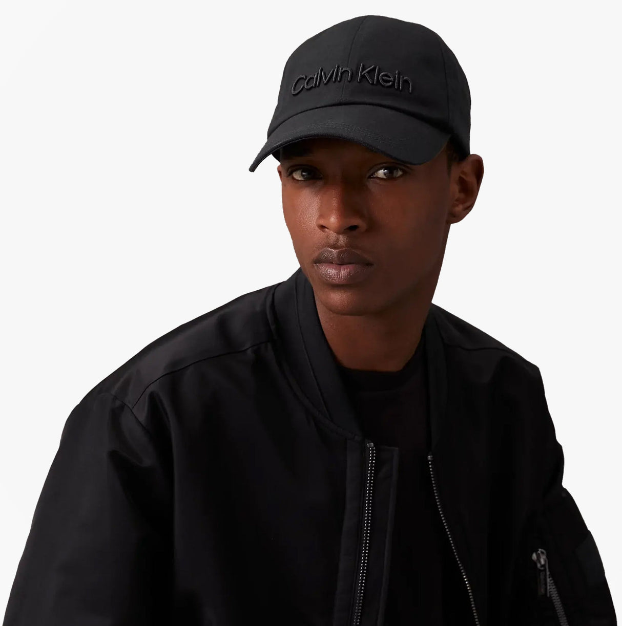 Calvin Klein CALVIN EMBROIDERY BB CAP Mens Baseball Cap Black