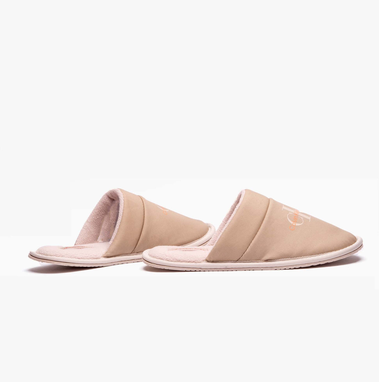Calvin Klein HOTEL SLIPPER Mens Mules Taupe