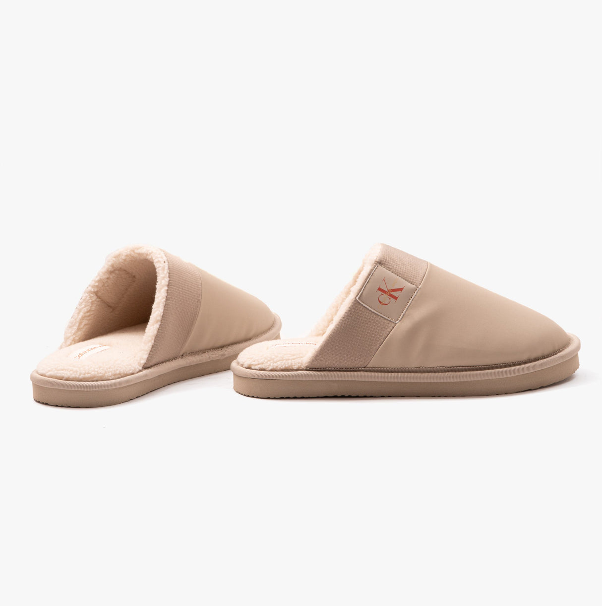 Calvin Klein HOME CLOG SURFACES Mens Slippers Taupe