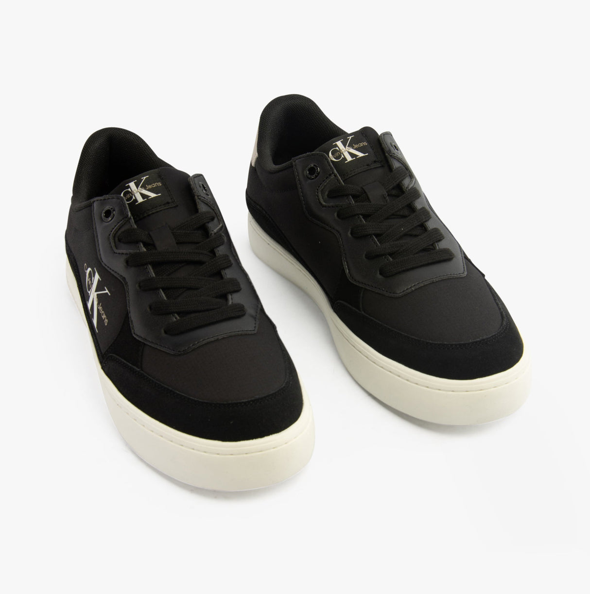Calvin Klein CLASSIC CUPSOLE Mens Trainers Black/Eggshell/White