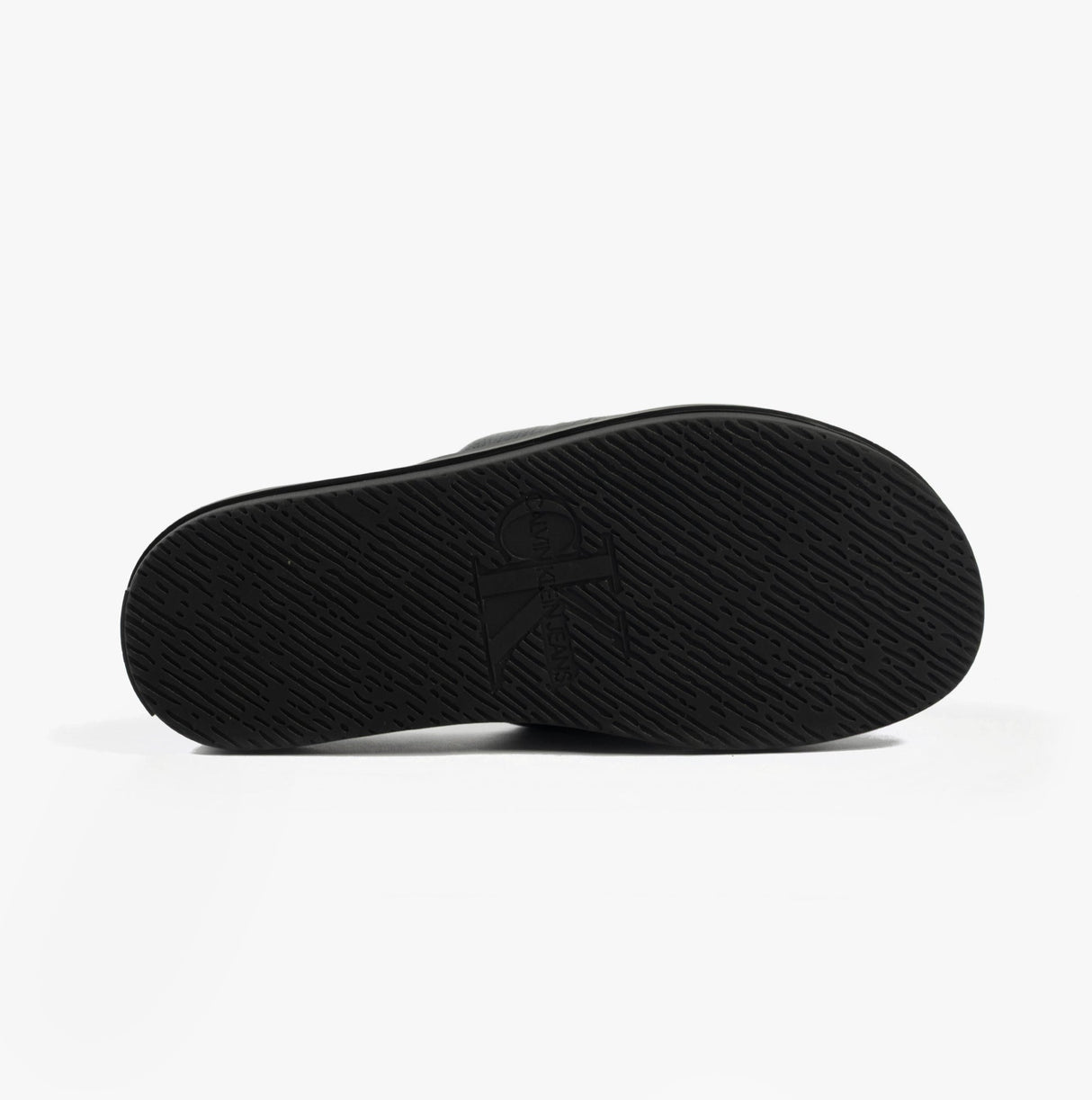 Calvin Klein FLAT MOLDED SLIDE Mens Triple Black