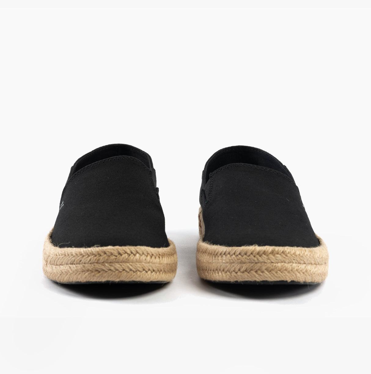 Calvin Klein ESPADRILLE Mens Canvas Shoes Ck Black