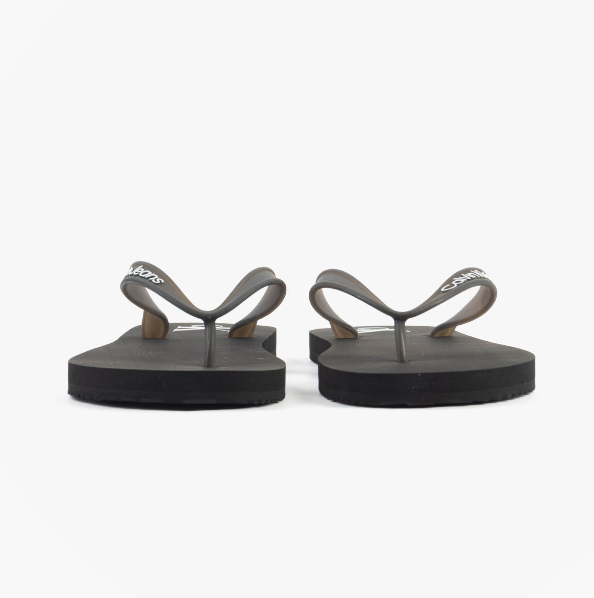 Calvin Klein BEACH SANDAL TRANSPA Mens Sandals Black/Bright White