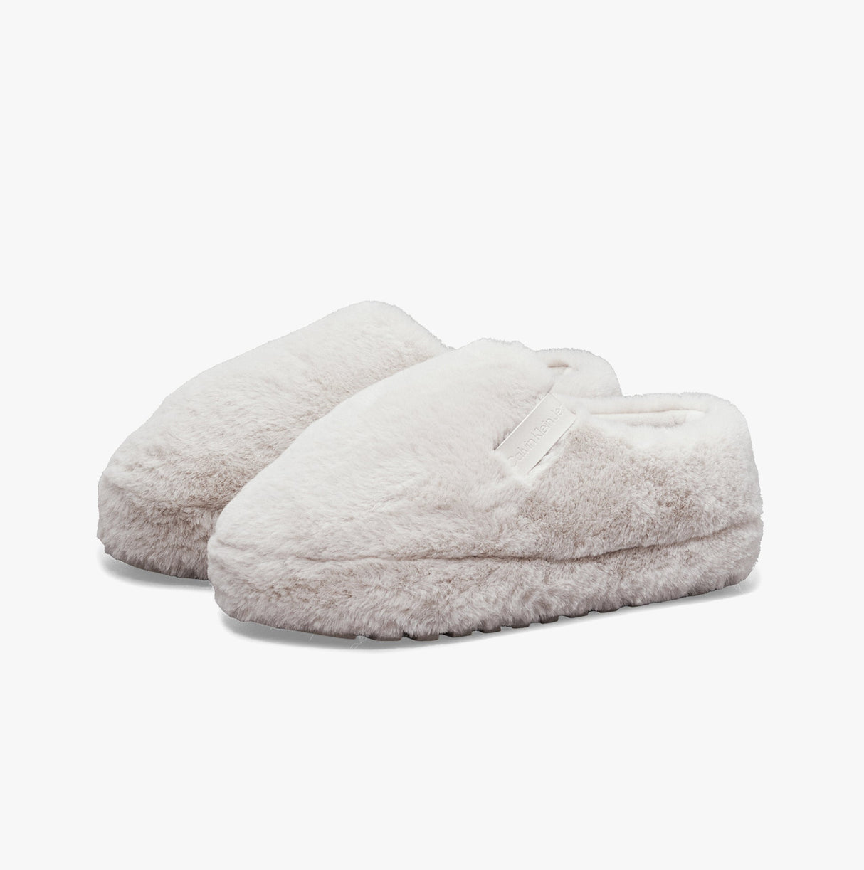 Calvin Klein HOME ANKLE Womens Slippers Triple Eggshell