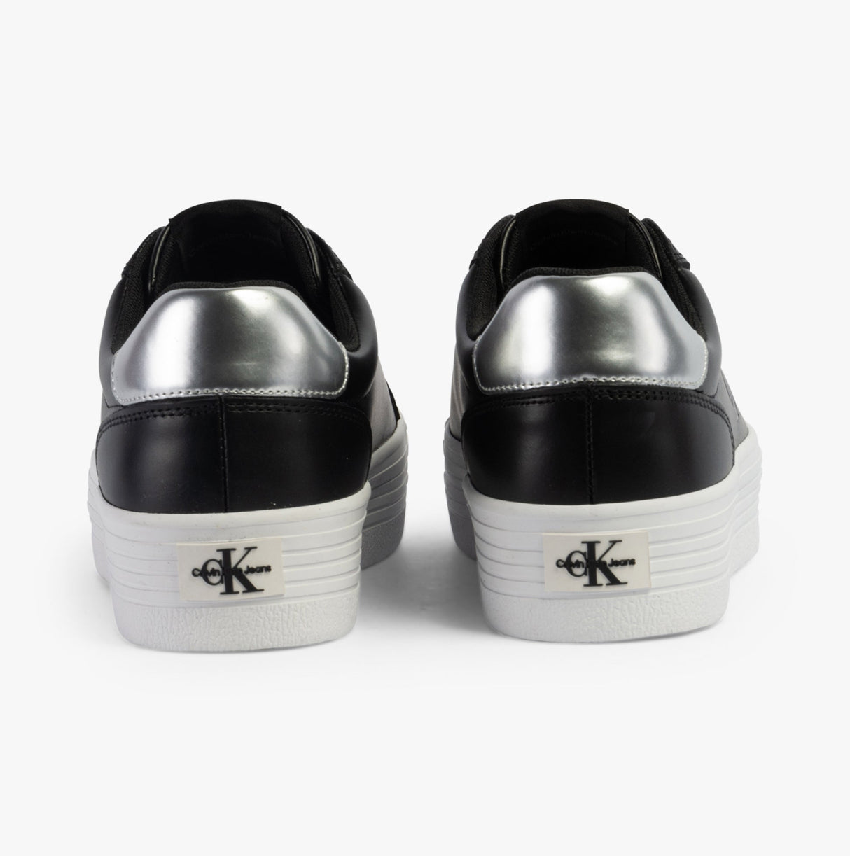 Calvin Klein BOLD VULCANISED FLATFORM Womens Trainers Black/Silver