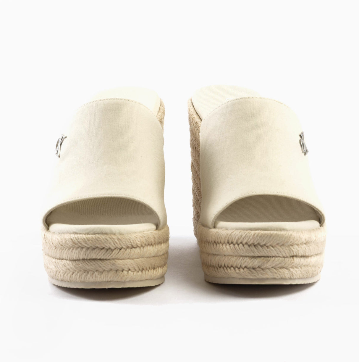 Calvin Klein WEDGE ROPE Womens Sandals Turtle Dove